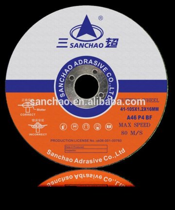 cutting disc for stainless steel