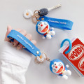 Aangepaste Doraemon rubberen sleutelhanger