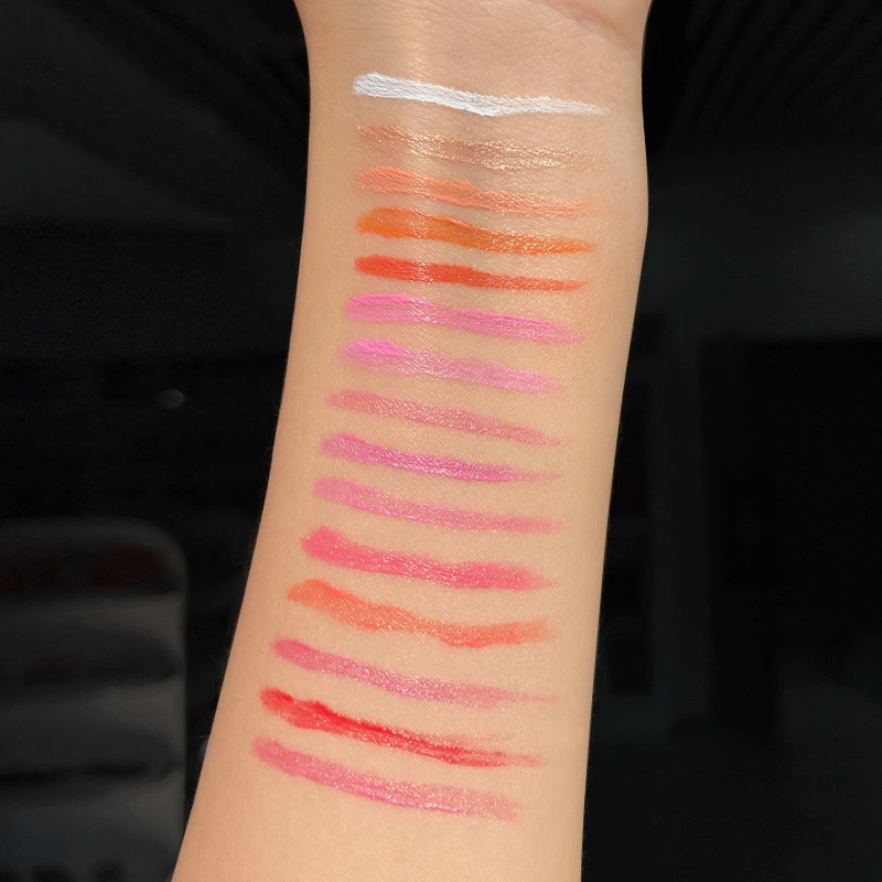 Producent makijażu Magnetyczna różowa okrągła tubka Aksamitna szminka Logo Dostosuj markę Nude Vegan Matte Lipstick