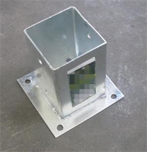 Galvanized steel clamp support