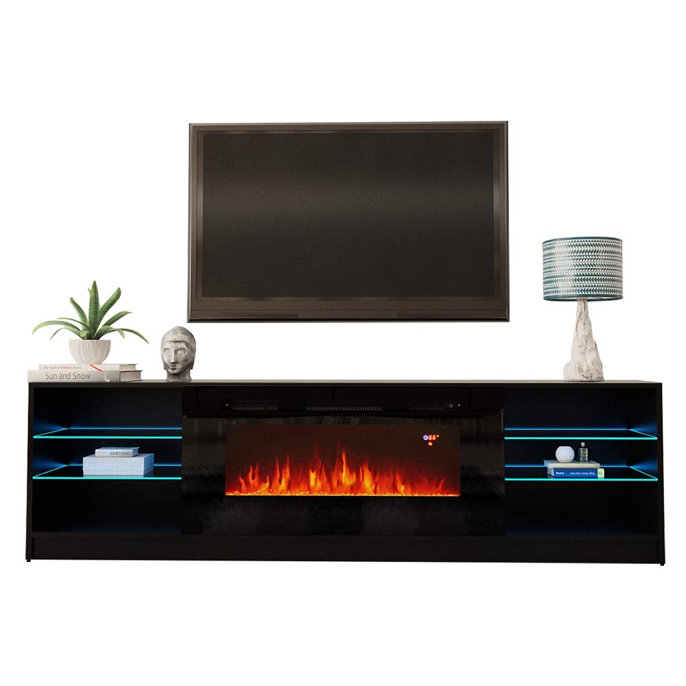 Tv Stand with Electric Fireplace