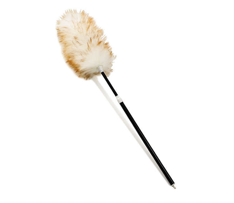Telescoping Lamb's Wool Duster with Handle High-quality Lambwool-Feather Duster With telescopic Handle