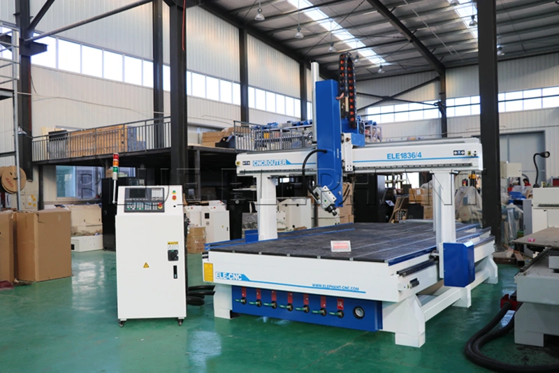 Jinan Blue Elephant Big 1836 Syntec 6MB Control 4 Axis CNC Router