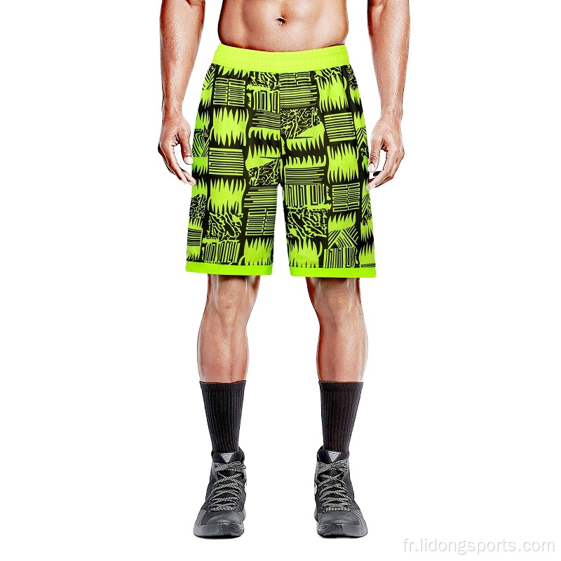 Fashion sublimation camouflage camo short de plage d&#39;été