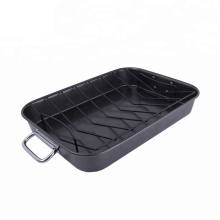 Turkey Nonstick Carbon Steel Roasting Pan with Rack
