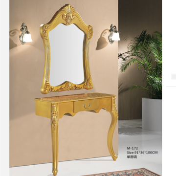 The single sided mirror station with showcase design