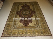 5X8FT DOUBLE KNOTED HAND MADE SILK CARPET FACTORY PRICE