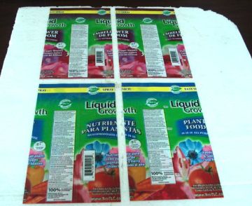 pvc shrink label of packaging label