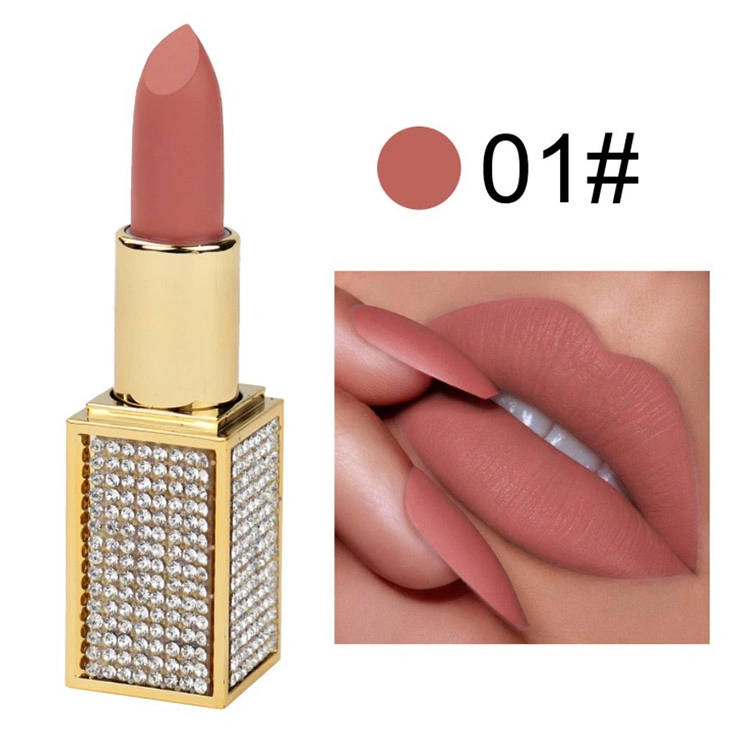 Waterproof Vegan Make Your Own Logo Matte Makeup Lipstick Private Label Cosmetic Custom Lipstick