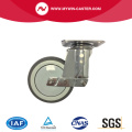 Shock Absorber Casters PP Core Plate Swivel Total Brake TPR Caster Wheels