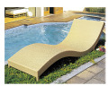 Sun Lounger Wicker Doppio lettino con baldacchino