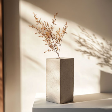 Cement Primary Color Simple Square Flowerpot