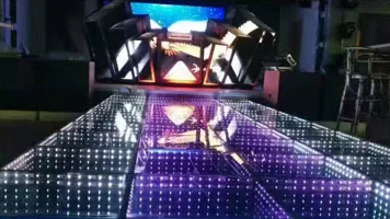 LED LIGHTING COLOR 3D Infinity Led Dance Floor