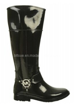 Black Working PVC Rain Boot