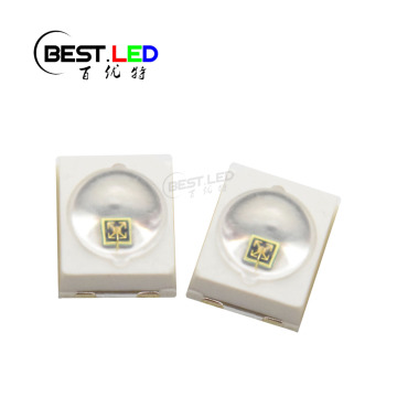 Cyan LED 490nm Dome Lens SMD LED 60-Degree