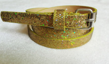 New arrival Fashion glitter belt ,kids glitter belt,gitter pu belt