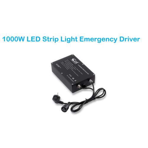 Pilote de secours de batterie 1000W pour bande lumineuse LED