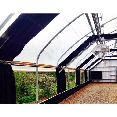 Blackout Light Deprivation plastic film greenhouse