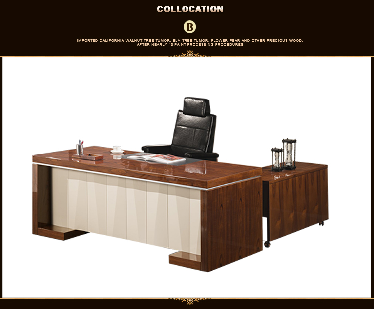 Large office desk modern executive specification