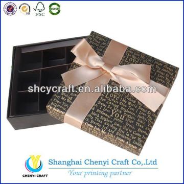 hot selling fancy chocolate packaging box design templates box