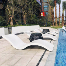 Colorful Customized Fiberglass Pool Lounge Chairs for Outdoor Sun Beach Leisure