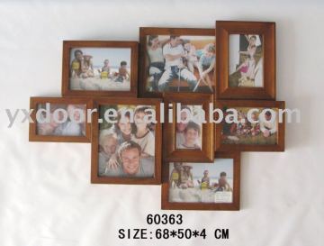 wooden photo frame / hanging wall / picture photo frame