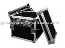 FLIGHT READY ROAD CASES 8UAD 8U DELUXE AMPLIFIER RACK