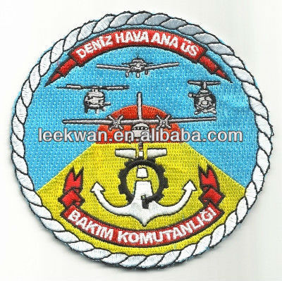 Customized Sew-on Patch Embroidery Helicopter Patch Clothing Patch Applique Badge