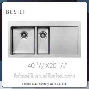 High quality Square Handmade sink stainless steel sink handmade kitchen sink D10252