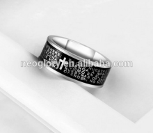 Custom Zhejiang Factory Wholesale Titanium Steel Beautiful Mans Ring