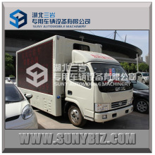 DONGFENG P10 mobile led display truck led mobile advertising trucks