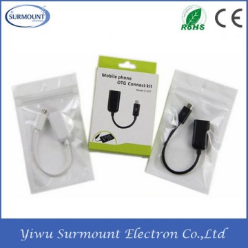 promotional otg usb flash drive otg cable micro usb otg connection kit
