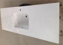 Custom White Quartz Kitchen Countertops Materials / Enginee