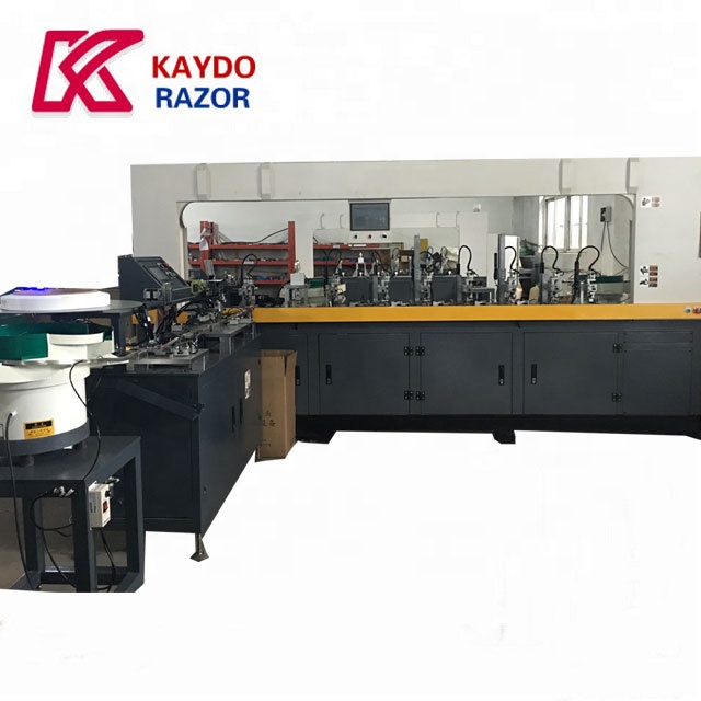 disposable razor head cartridge assemble machine