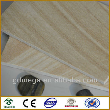 Beautiful yellow sandstone with landscape pattern