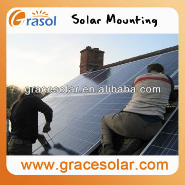 residential solar mounting structure