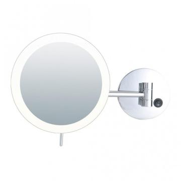 Round frameless wall mirror