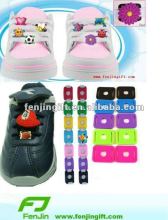 soft pvc rubber shoelace charm