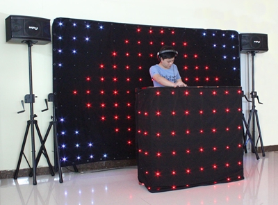 Kone--LED Vision Curtain Booth Light for Disco, Mobile DJ