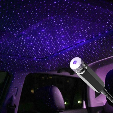 USB Decorative LED Car Roof Star Night Light Projector