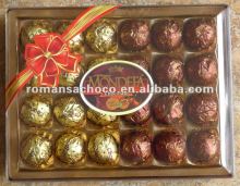 24PCS Compound Chocolate with Peanut 300g