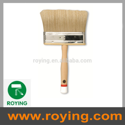 Wooden Handle Hog Bristle Painting Brush 5 Inch Wide Bristle Hair