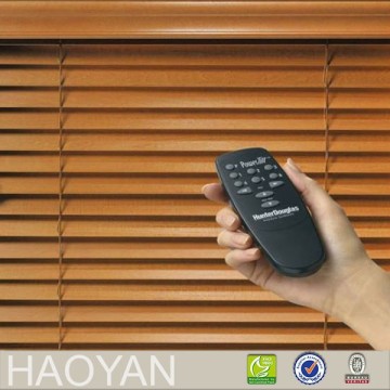 basswood and pinewood slat venetian blind