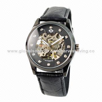 Fashion leather watch, good appearance, japan movement, 3atm waterproof, good quality, good servce
