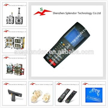 Injection plastic molding of electronic components