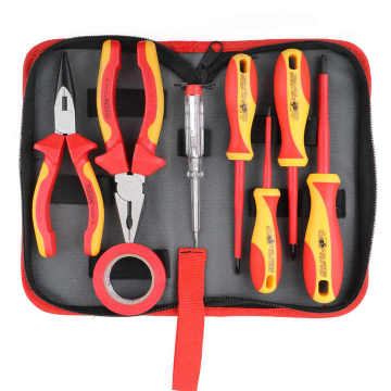 8pcs 1000V VDE Approved Insulated Electrician Tool Kit