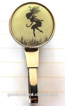 Fashion amber crystal lady bag keyfinder