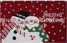 hand hooked Christmas Rugs At Low Prices