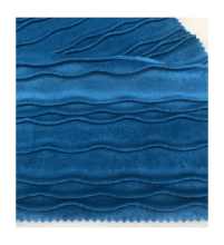 Folded Velvet Fabric for Sofa Covers and Upholstery