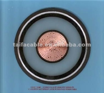 Copper XLPE Insulation PE sheathed Armoured UG cable